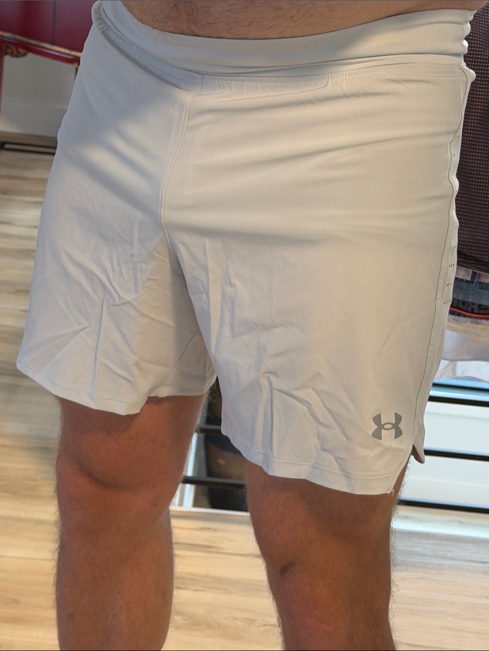 Under Armour Men’s Light Gray Training Shorts